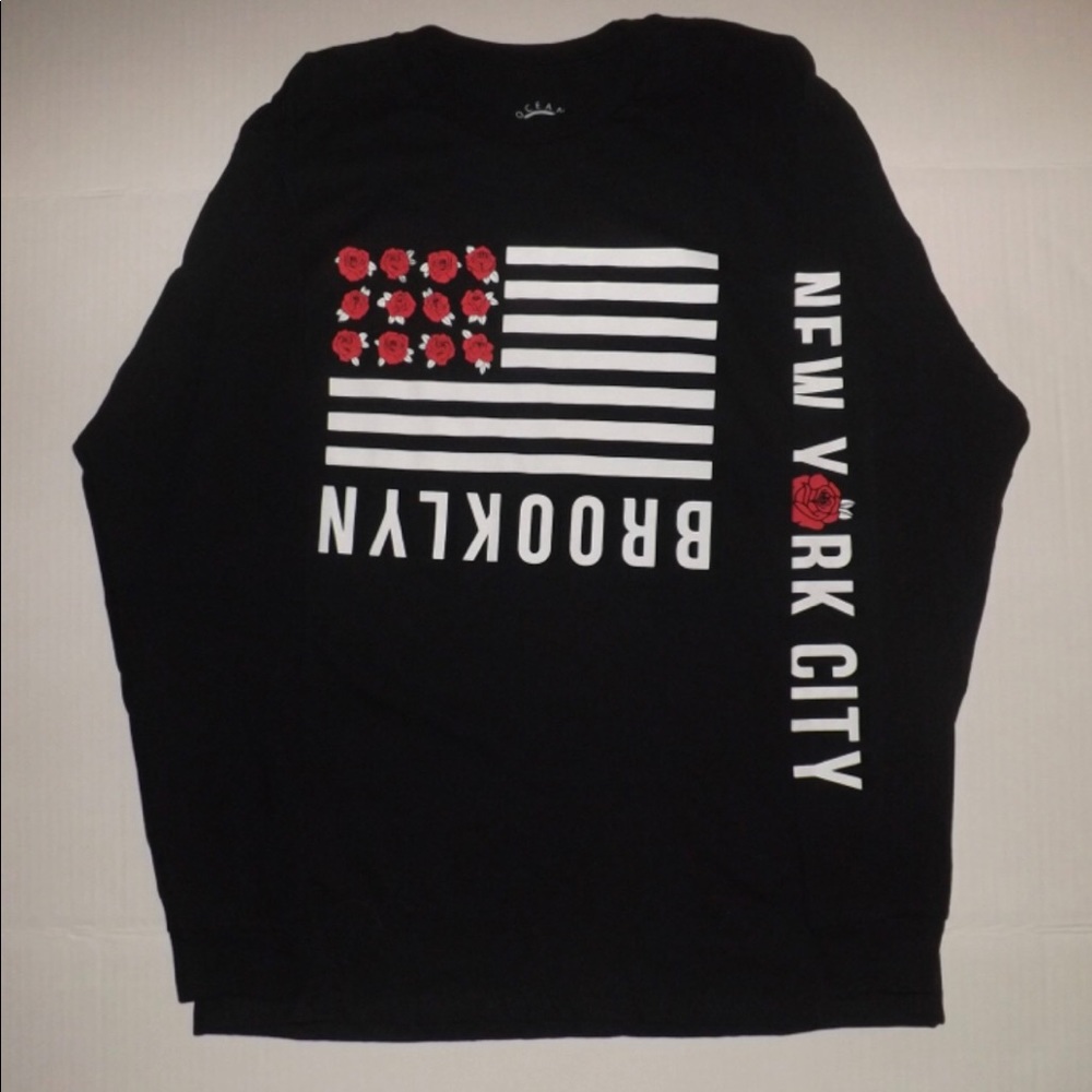 Ocean current long sleeve T-shirt